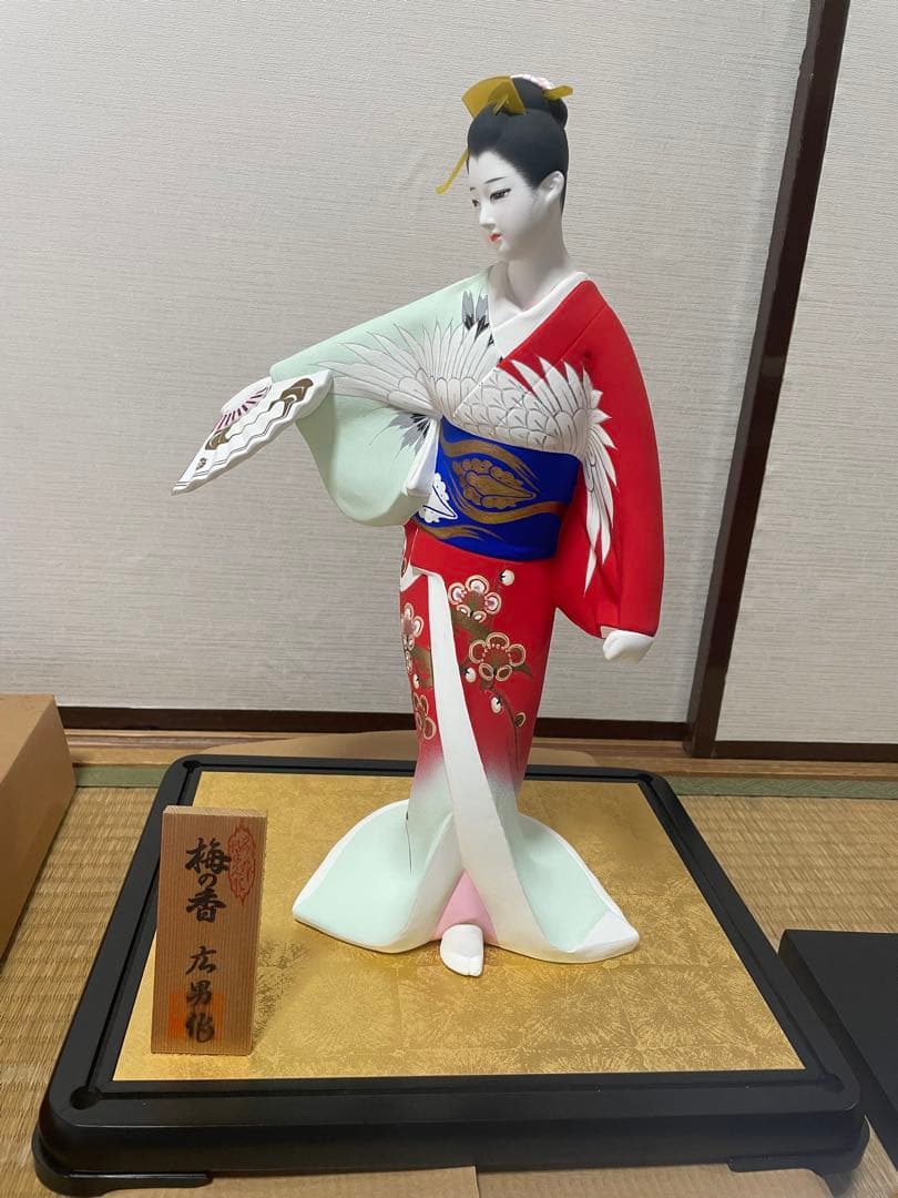 博多人形　本田広男作　ケース付き　新品