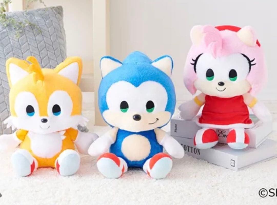 ソニックとテイルス　SONIC＆FRIENDS ソニックフレンズ ぬいぐるみM