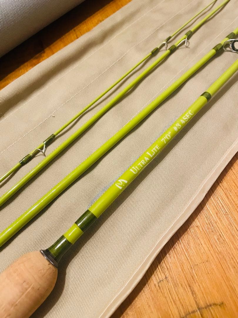 フライロッド 7'0\"#3 4pc パックロッド 3番