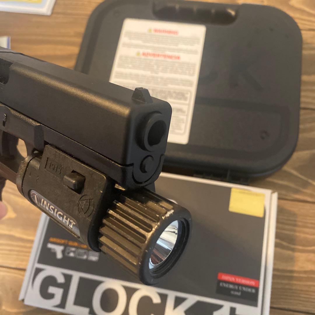 GHK GLOCK17 サイト、M3Xライト実物
