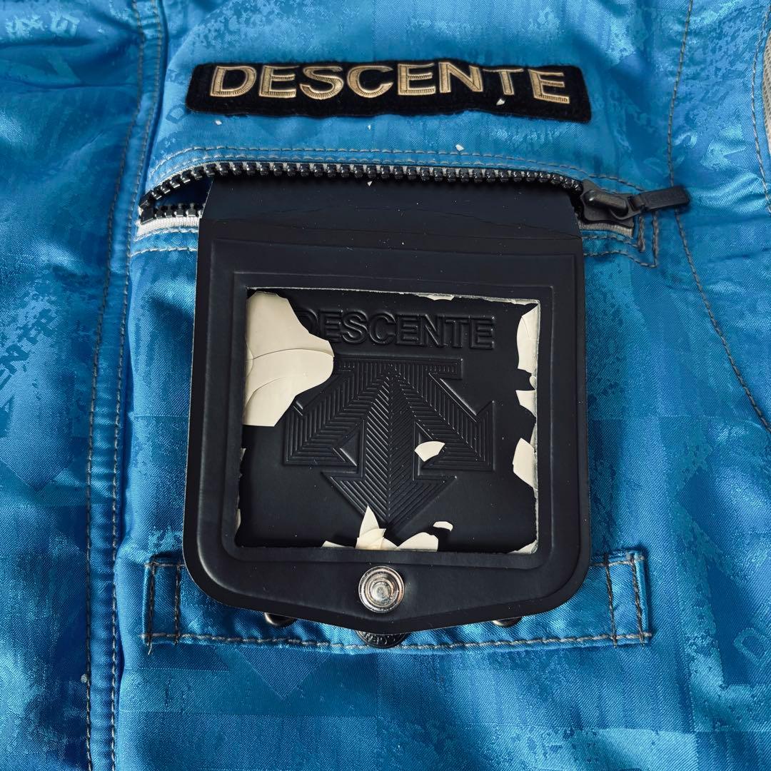 OI11 DESCENTE スイス代表 スキーウェア 上下 L DERMIZAX