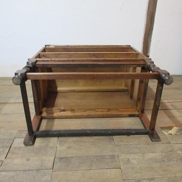 イギリス アンティーク 家具 ビューローブックケース デスク 本棚 6168e