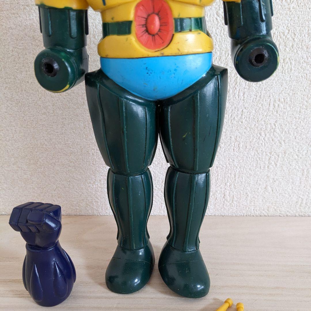 ゅ*ず様 【ジャンク】旧タカラ 鋼鉄ジーグ ひみつ武器付 当時物 ソフビ ダイナ