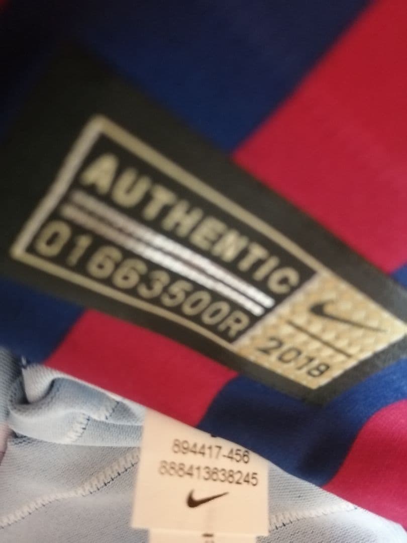 【オーセン/正規品】バルセロナ　イニエスタ　ユニフォーム