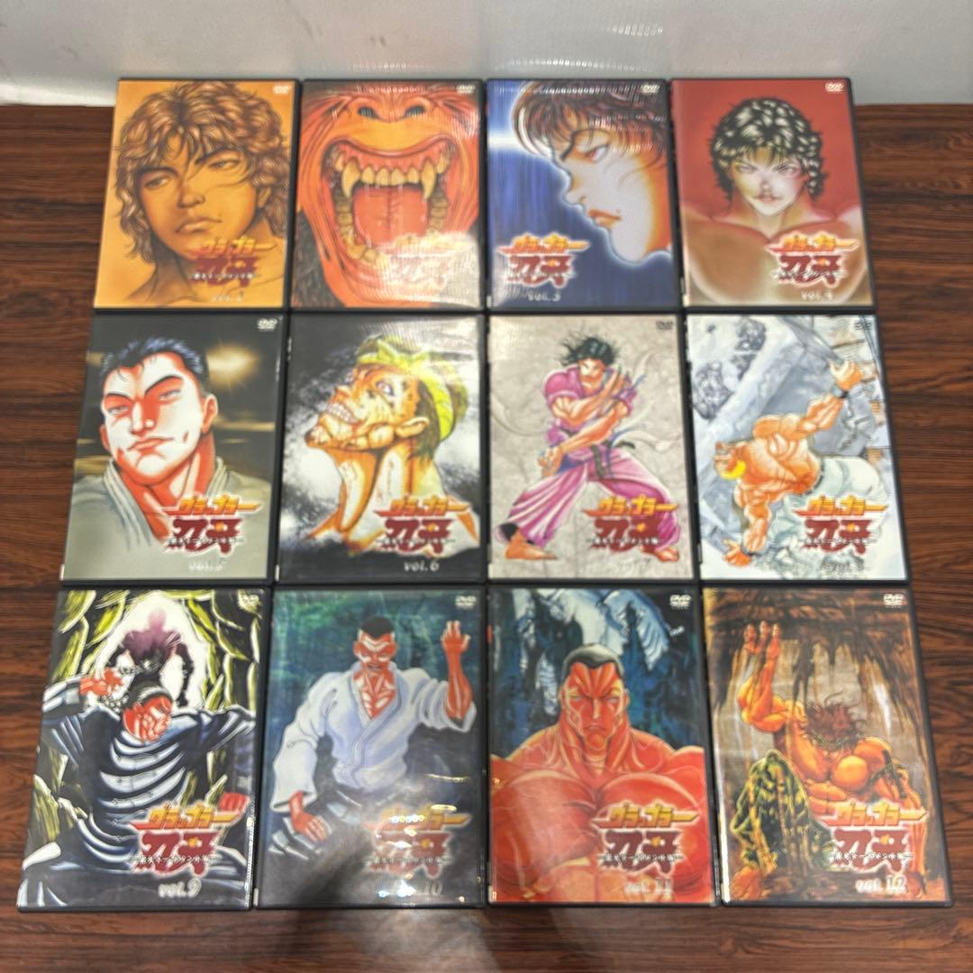 グラップラー刃牙 最大トーナメント編 DVD 全12巻 トレカ付き SAMPLE