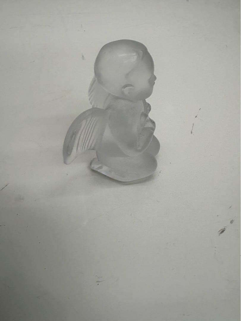 Lalique ラリック クリスタル 天使 置物 3体セット 中古品