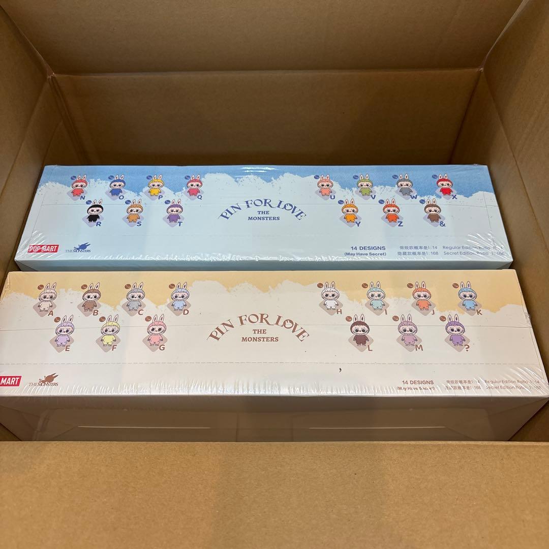 POP MART PIN FOR LOVE イニシャル ラブブ　LABUBU