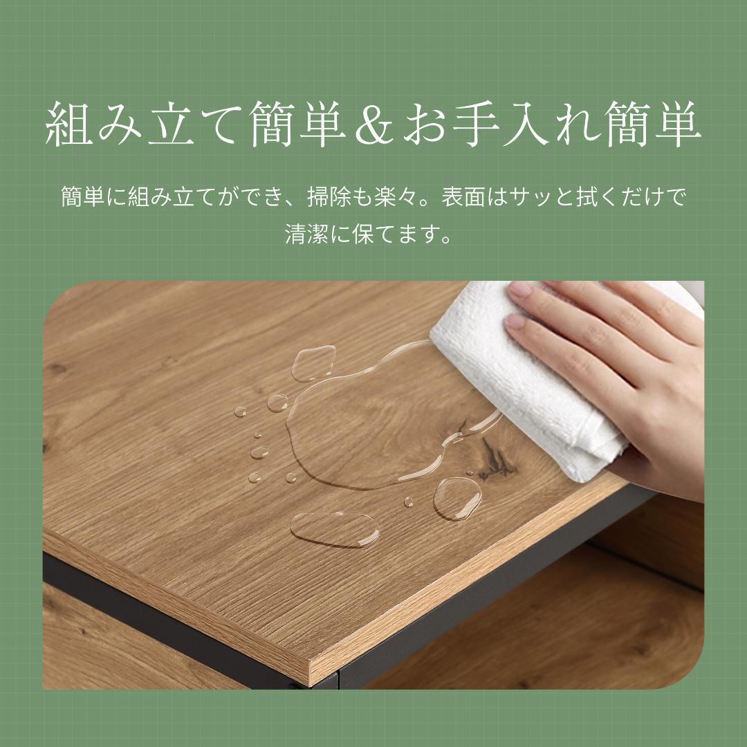 水槽台 水槽スタンド 幅45*奥行40 耐荷重100kg 二段収納棚 ブラウン