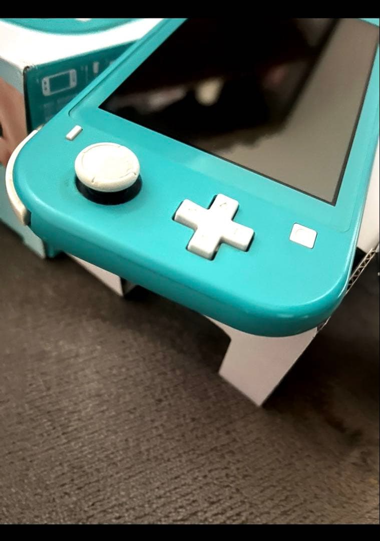 Nintendo Switch Lite本体　ケースジャンク品　ターコイズ