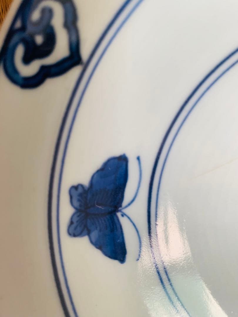 中国清時代染付(青花)のお皿