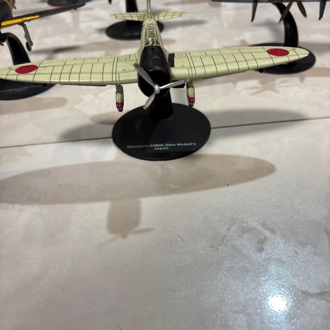 ジャンク扱い品　日本陸軍　戦闘機　飛行機　飛行機　模型　7点セット