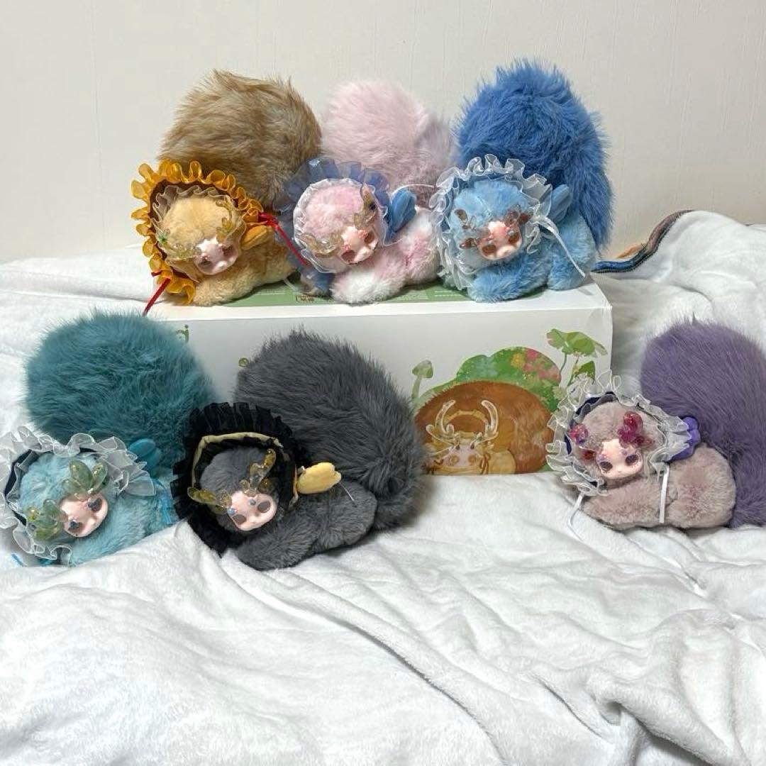 【GULULU】キノコルル一鹿生花シリーズ　 6体セット