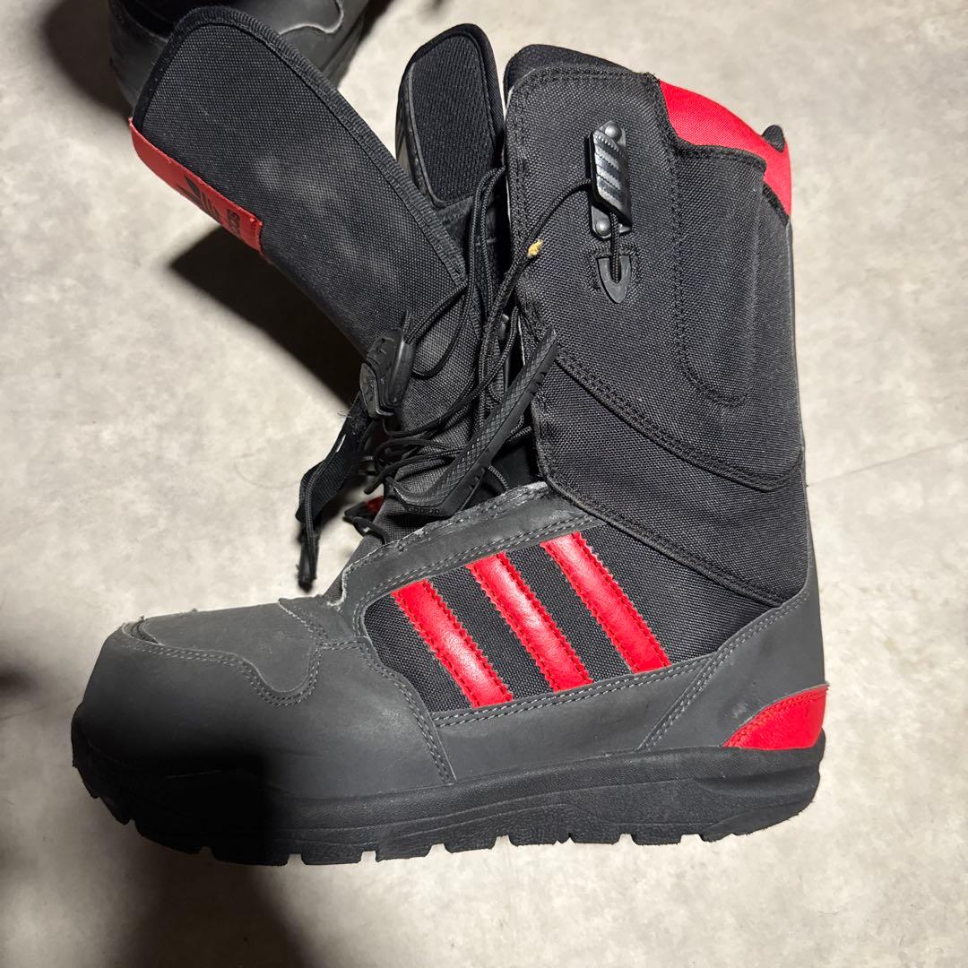 adidas スノーボードブーツ US8 ブラック/レッド