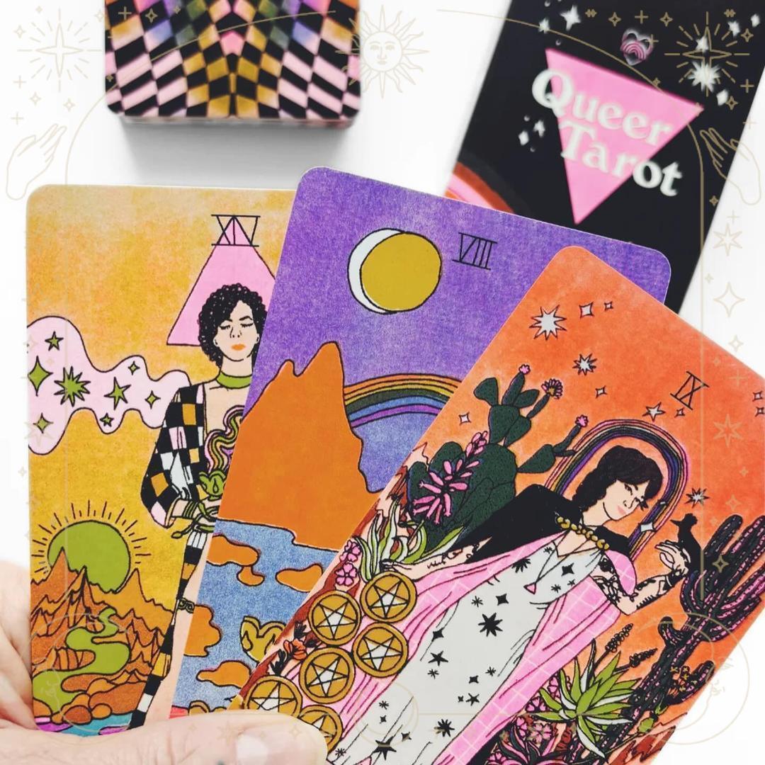 【正規品タロットカード】LGBTQ+の多様性を表現するポップで派手な海外タロット