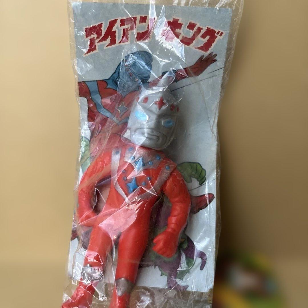 【中古品】年代物 アイアンキング ソフビ フィギュア