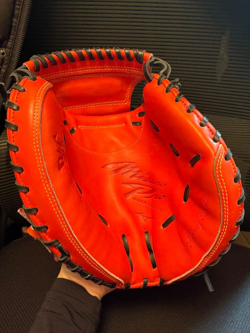 E*p様 ミズノプロ　軟式キャッチャーミット號　炭谷モデル　袋付き