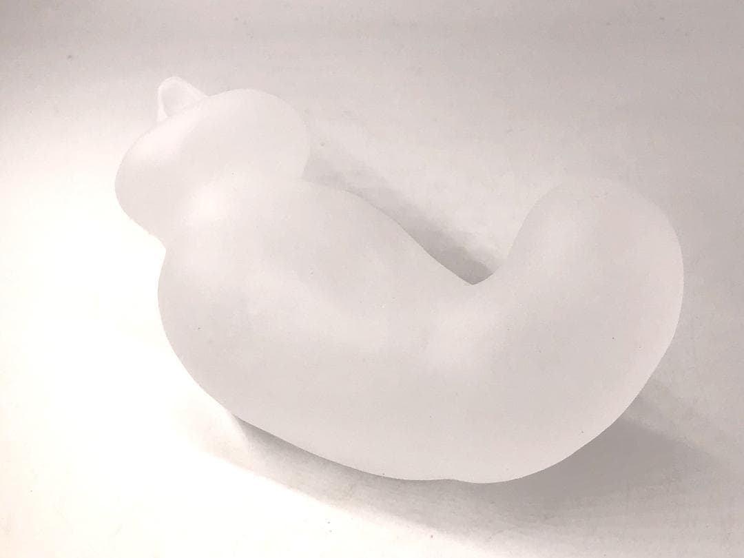 【 岡本文一 作『しもべの思案』 】　入手難ガラスアート