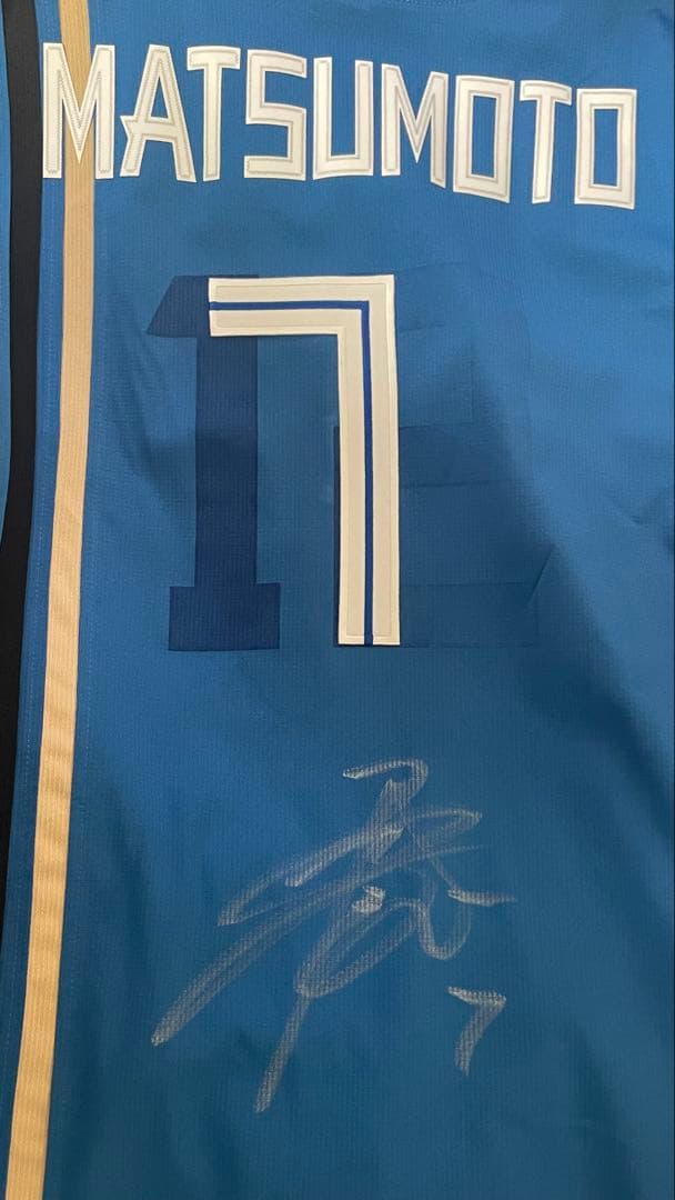 日本ハムファイターズ　日ハム　松本剛　サイン入り　ビジター　ユニフォーム　L