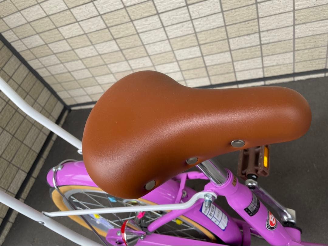 子供用自転車 18インチ ピンクパープル【札幌市取りに来られる方限定】