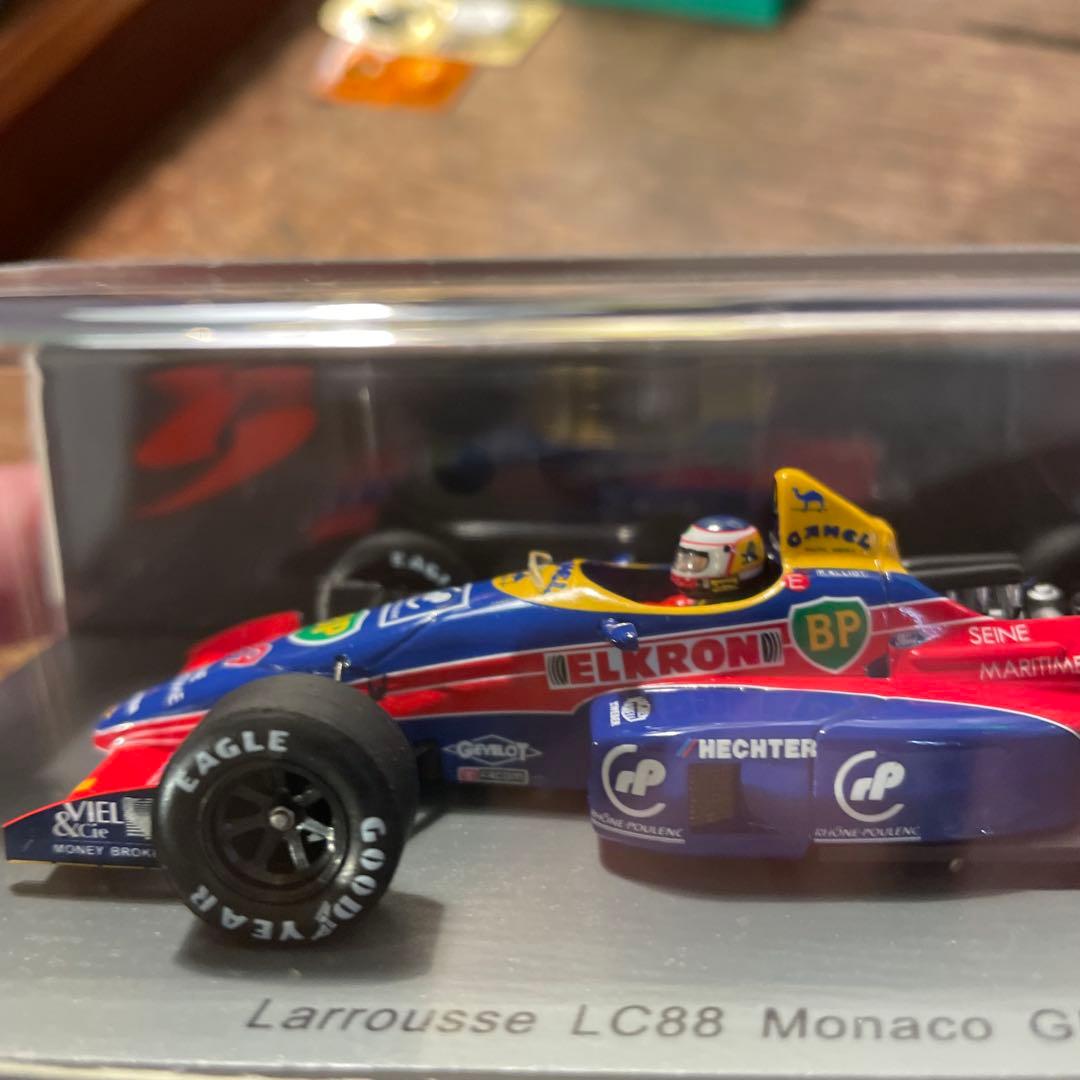 絶版　1/43 ラルース　LC88 1988年モナコGP ヤニック・ダルマス