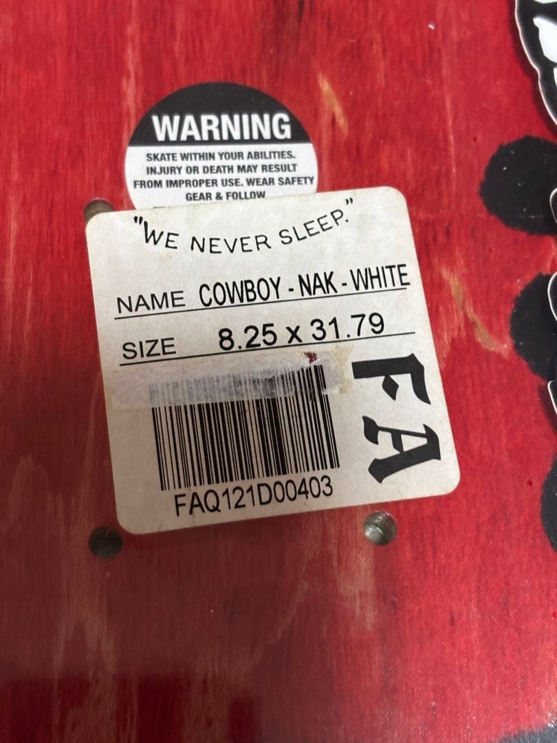 fuckingawesomeスケートボードデッキ NA-KEL 8.25