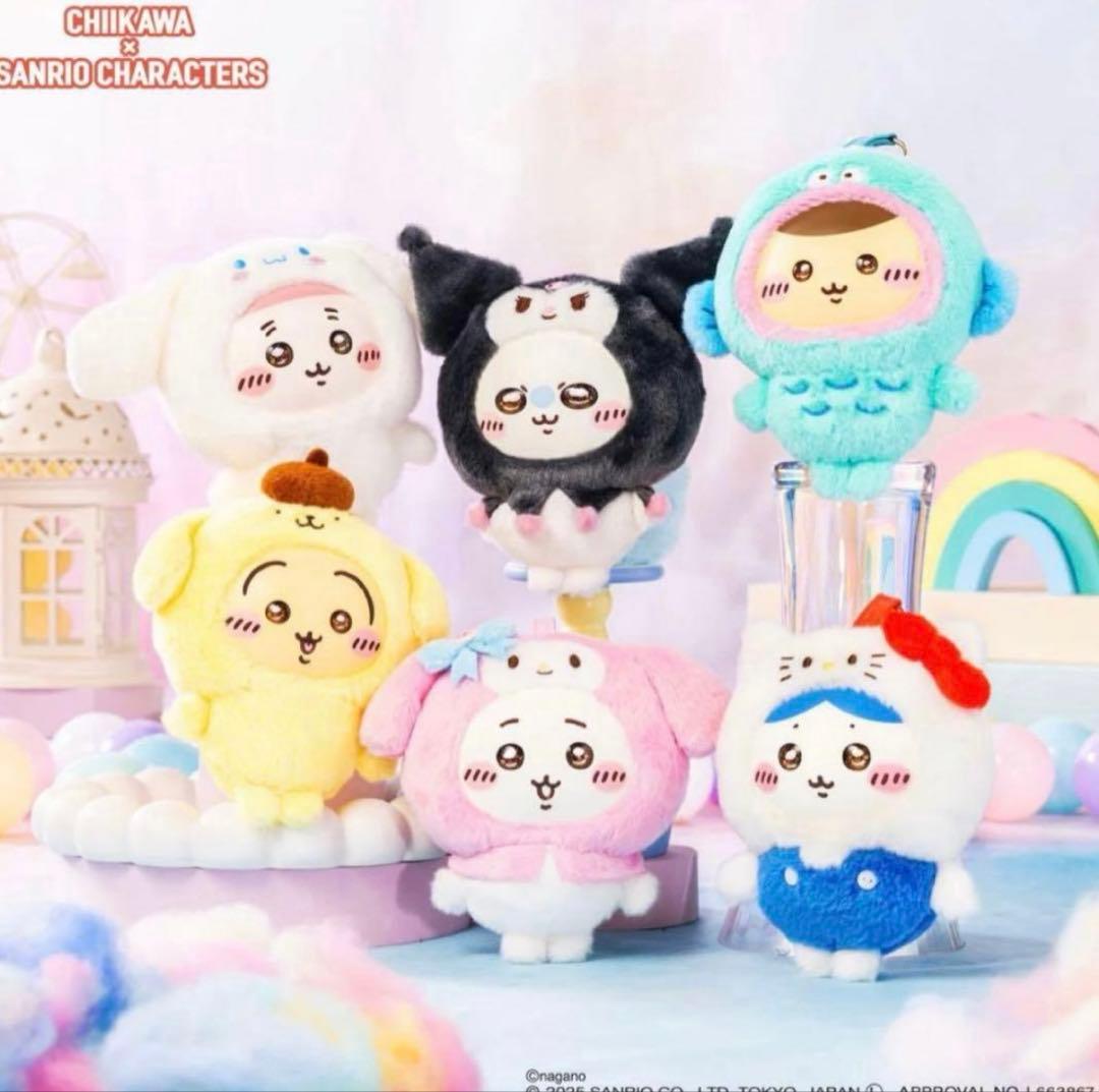 【新品未開封】ちいかわ サンリオ kiramekko 全6種コンプリート