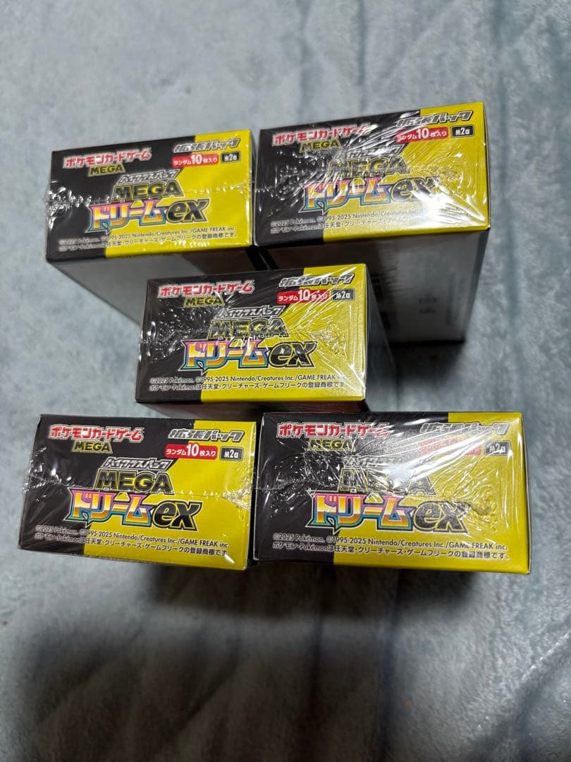 【新品未使用品】シュリンク付き ポケカ MEGAドリームex 5BOX