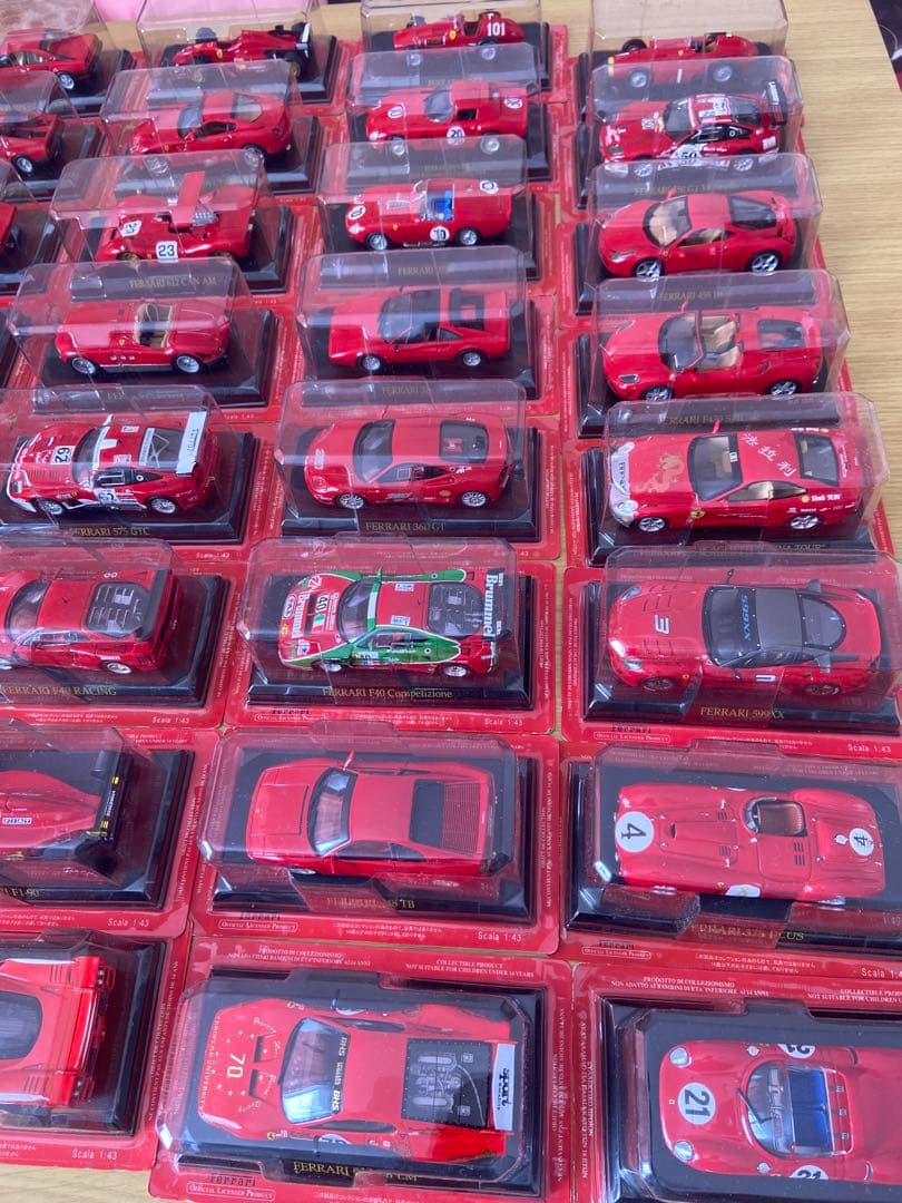 最終値下げ！フェラーリコレクション　1/43 78台 ご希望の方に+27台