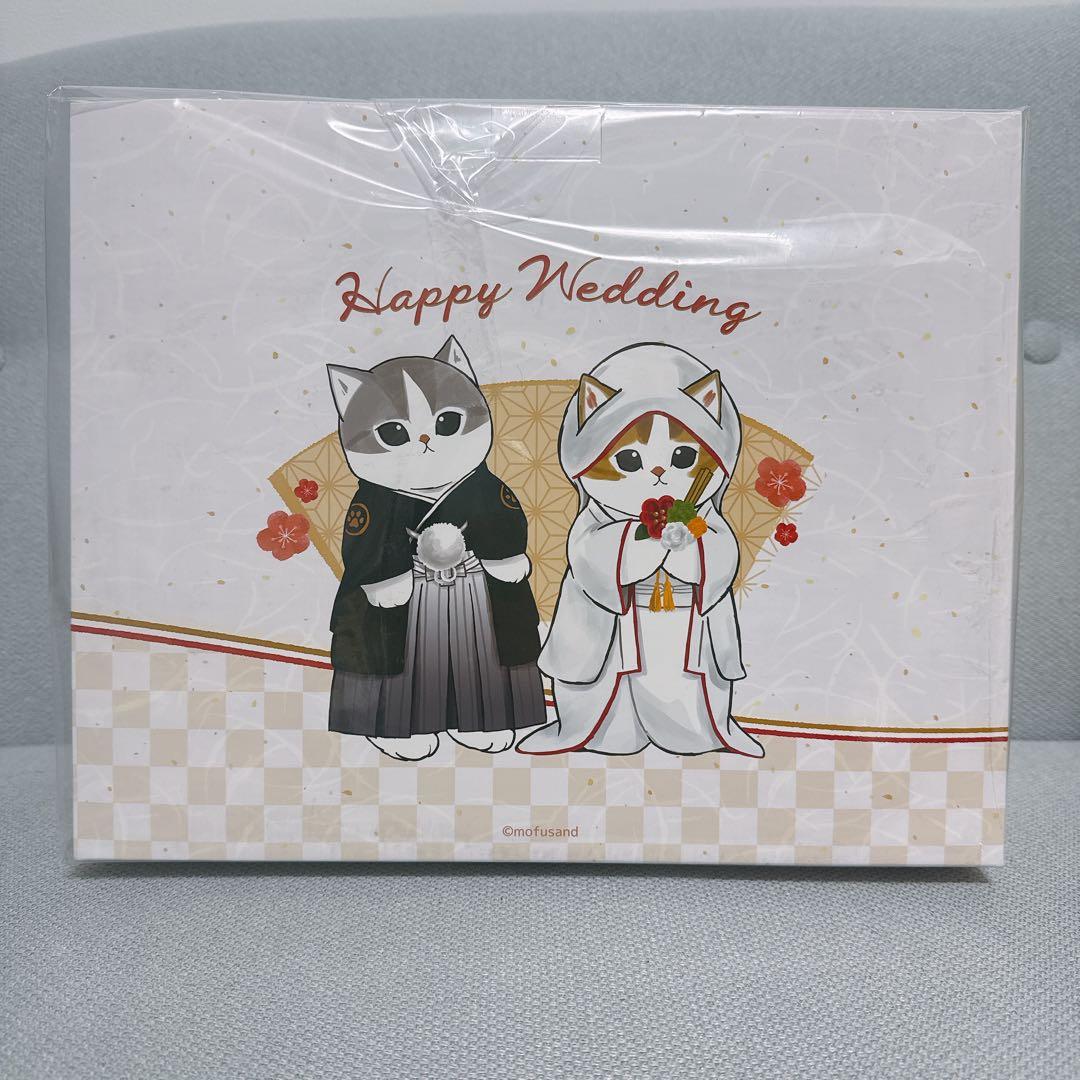 mofusand にゃんこの和装ウェディングペアぬいぐるみ