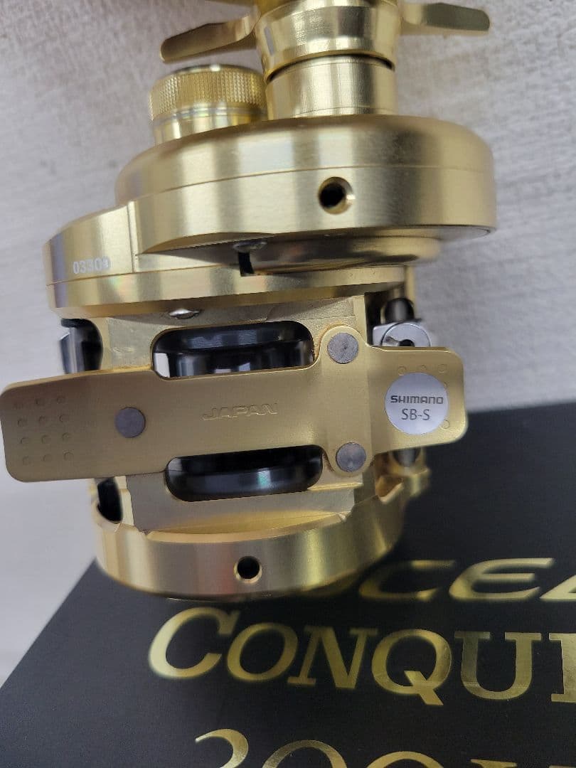 シマノ　オシアコンクエスト200ＨＧ　ゴメクサスハンドル　新品ＰＥライン付き