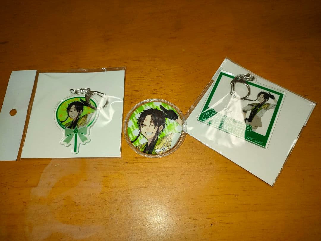 くじメイト 烏丸蘭丸 アクリルスタンド キーホルダー 缶バッジ セット