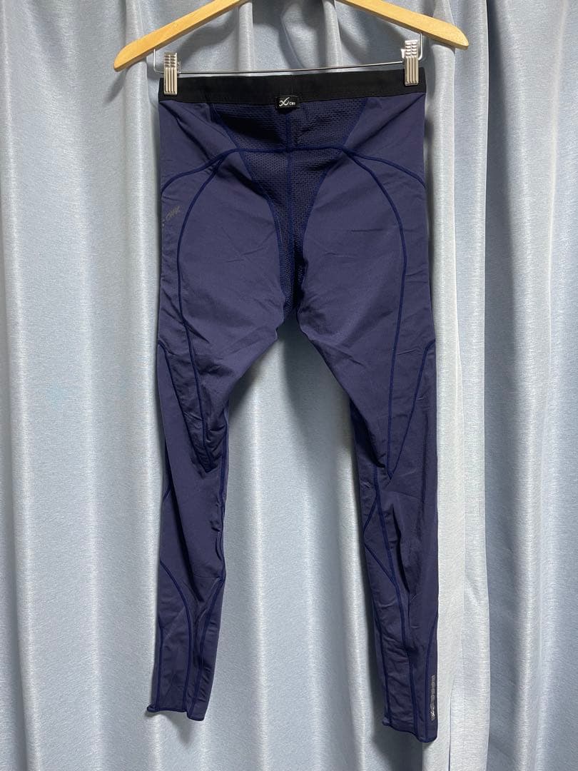 ワコールCW-X HZO749/紺色/スタビライクスモデル/ロングタイツ(L)