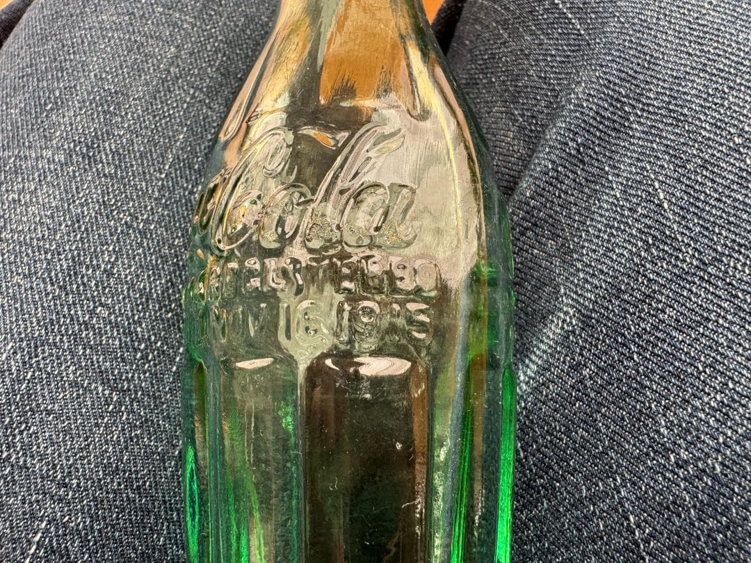 美品　コカコーラUSA ヴィンテージ ガラスボトル 1915年　瓶