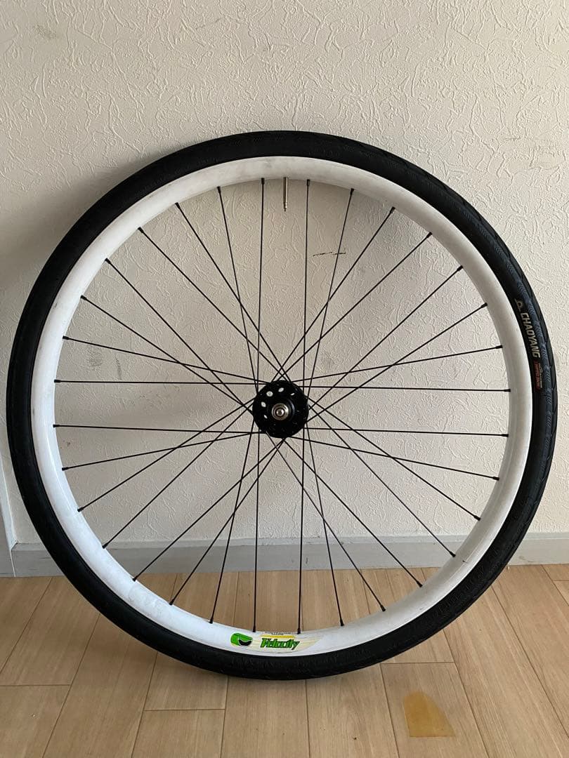 【希少fgfs 700cホイール】ベロシティP35 ピスト トリック ブルーラグ