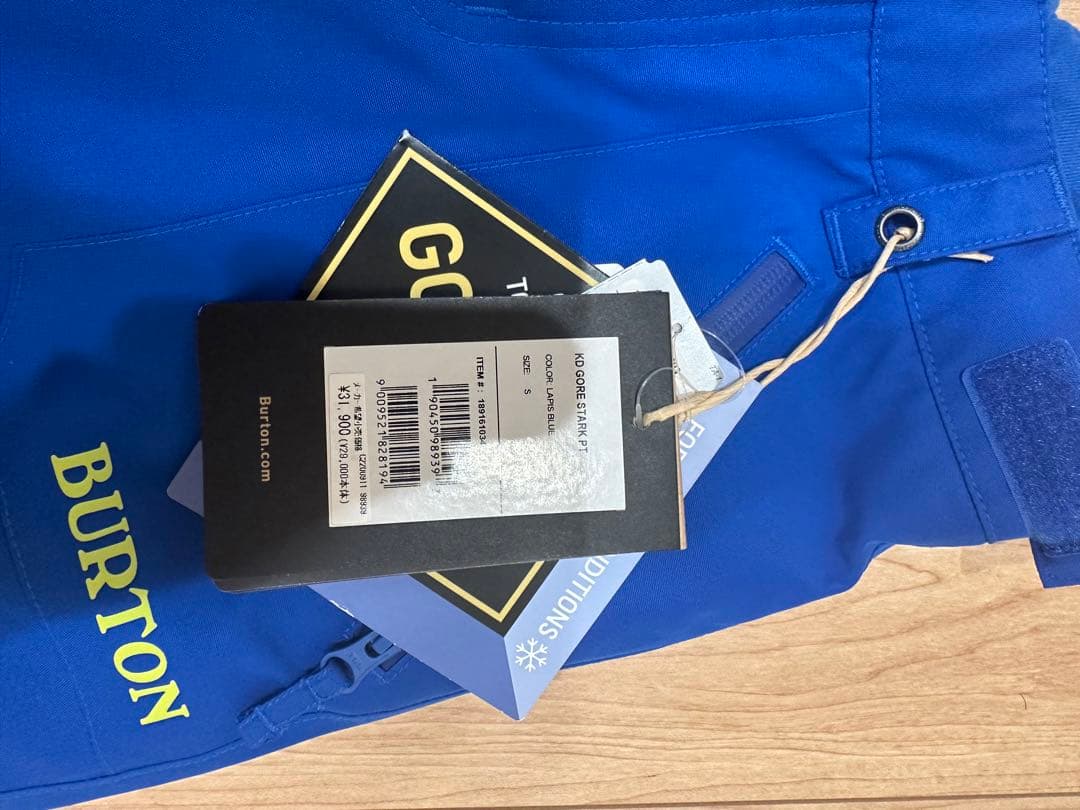 新品未使用　定価31,900円　バートン キッズ パンツGORE-TEX