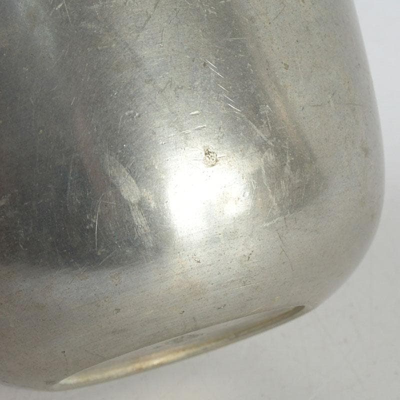 茶道具　本錫製　棗　時代箱　V　9414