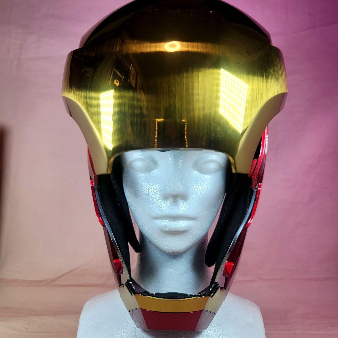 【アイアンマン】最新モデル 音声自動開閉マスク LED マーク50 ヘルメット