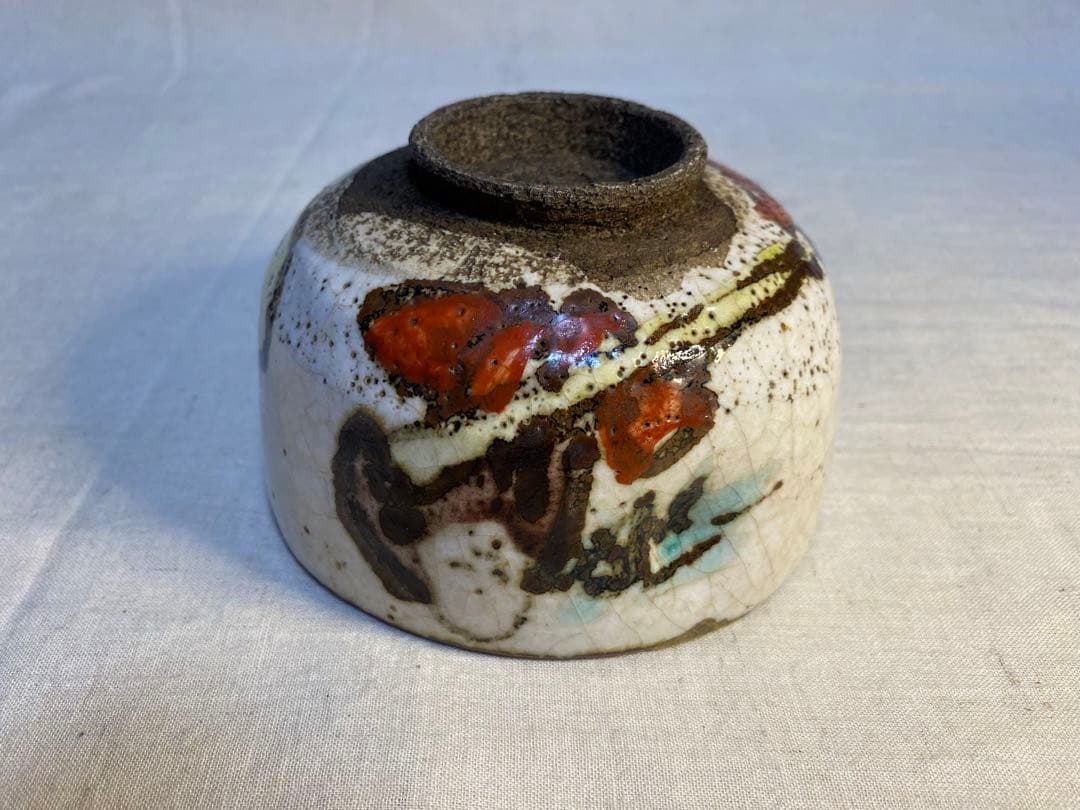 尾形乾山　羅漢茶碗　茶道具　抹茶碗　茶器　金継ぎ