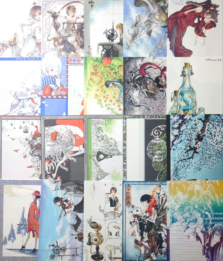 尚月地様 同人便箋 便せん 260枚 便箋 艶漢 創作 オリジナル ゲーム FF