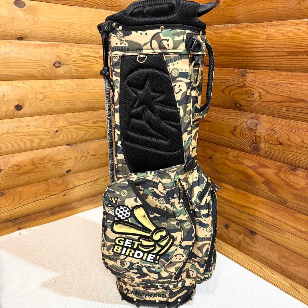 WINWIN STYLE GET BIRDIE! CAMO スタンドバッグ