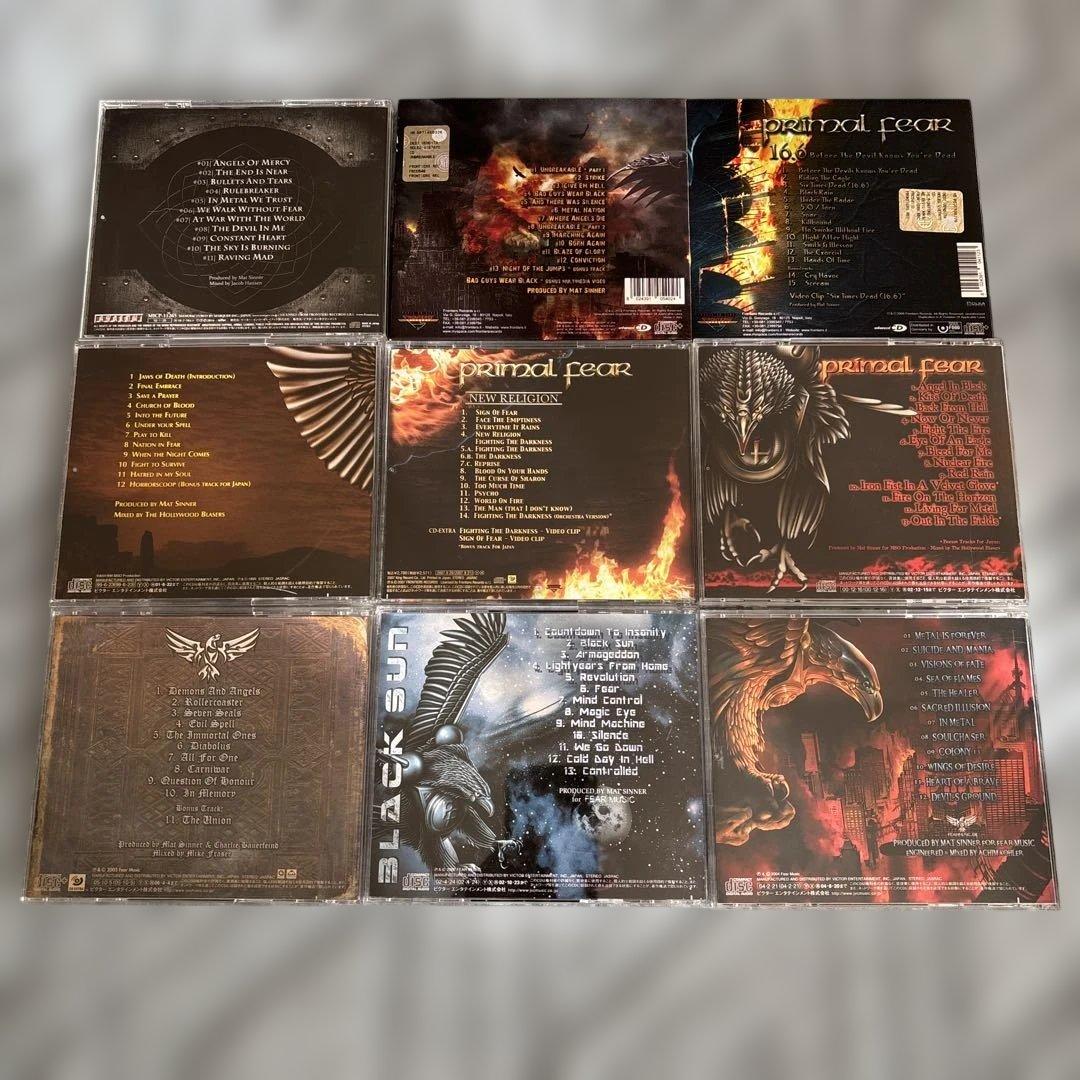 Primal Fear アルバム　9枚セット