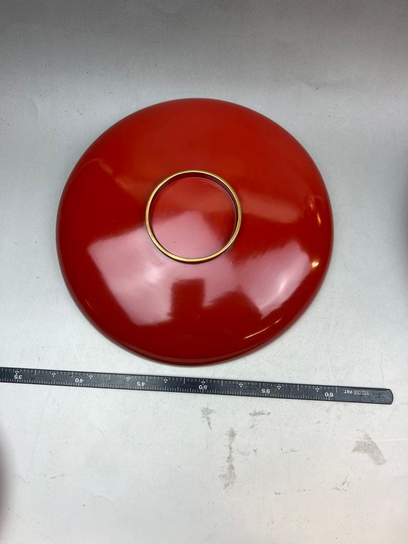 ［美品］金彩　九つ組盃　金蒔絵　正月　祝い　本漆塗り