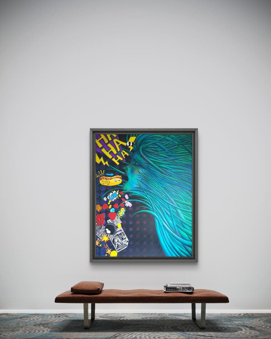 奇天烈Ⅰ / モダン画 キャンバス 117×91㎝ F50 原画のみ 現代アート