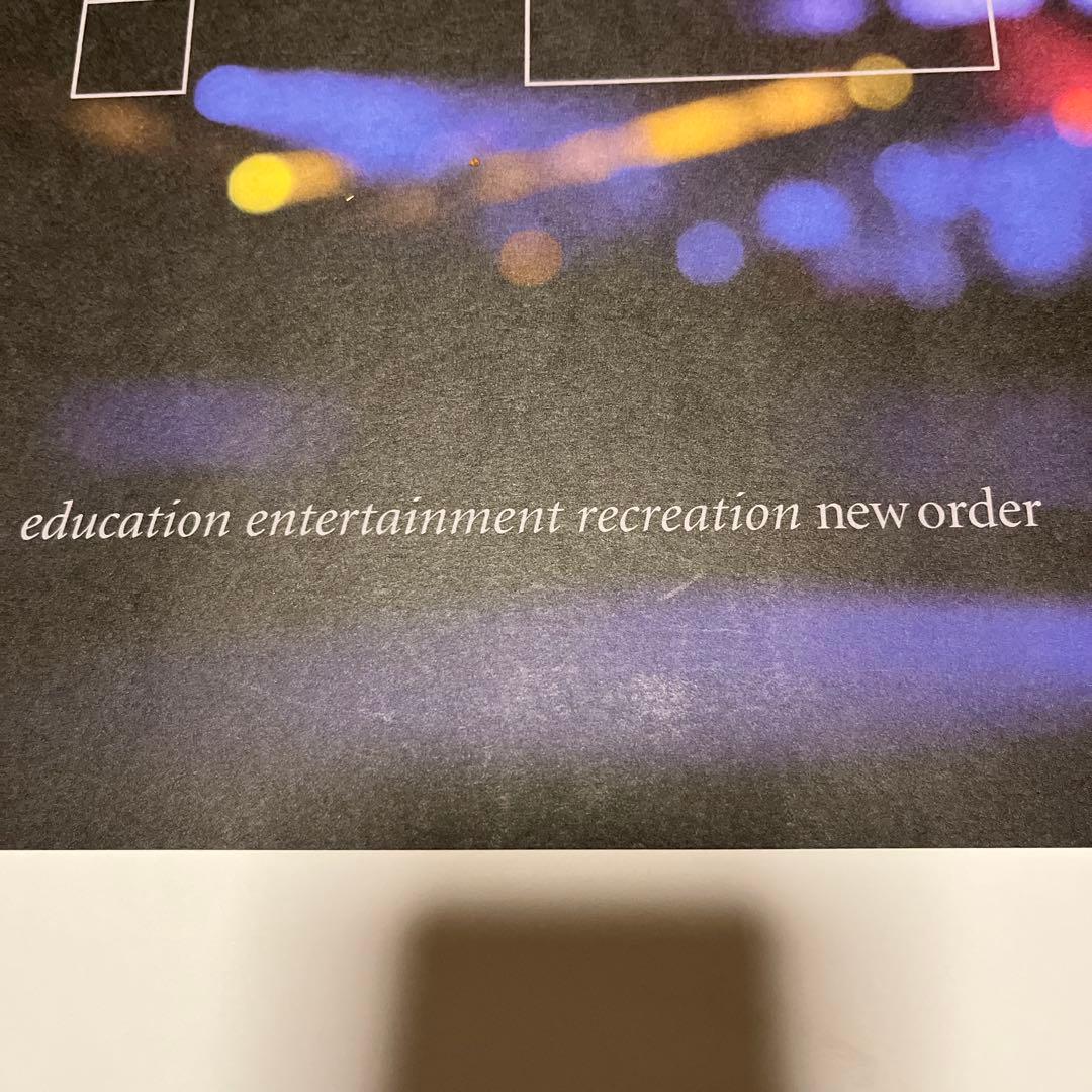 新品未使用　new order ライブ　2018 ポスター　オフィシャル　限定品