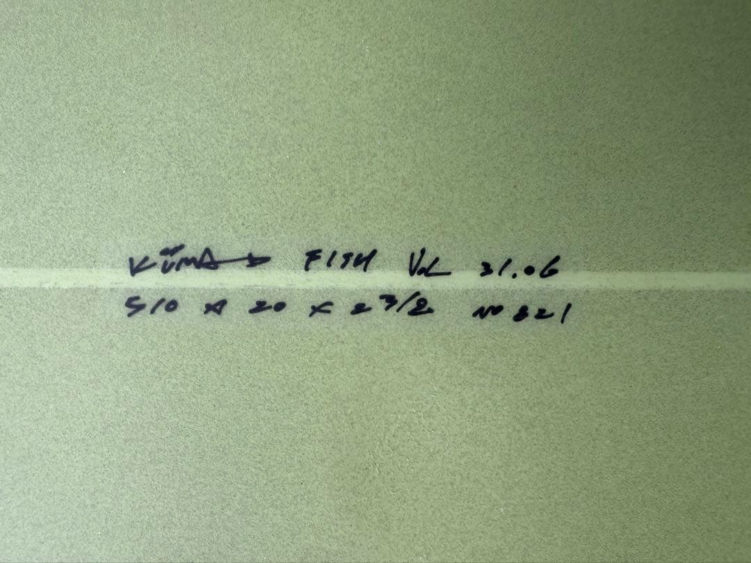 送料込！Kuma Fish 5'10\" 31L クマフィッシュ