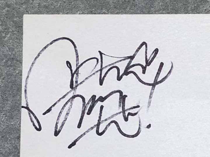 マキシマムザホルモン 上ちゃん 直筆サイン