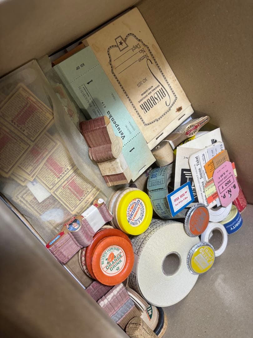 紙モノアソート ビンテージ紙 蚤の市