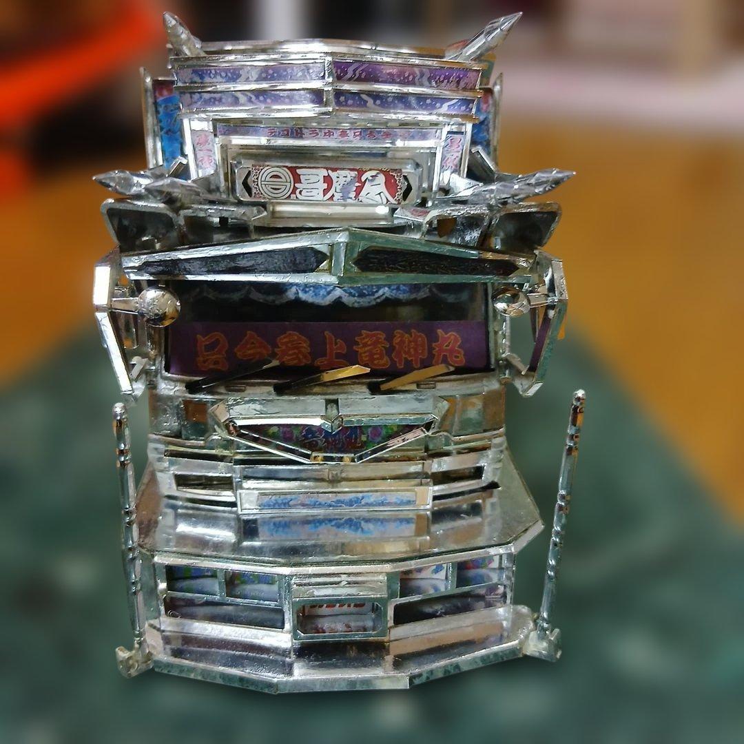 トラック野郎 デコトラ プラモデル完成品(ジャンク品)(ケース付き)全長50cm