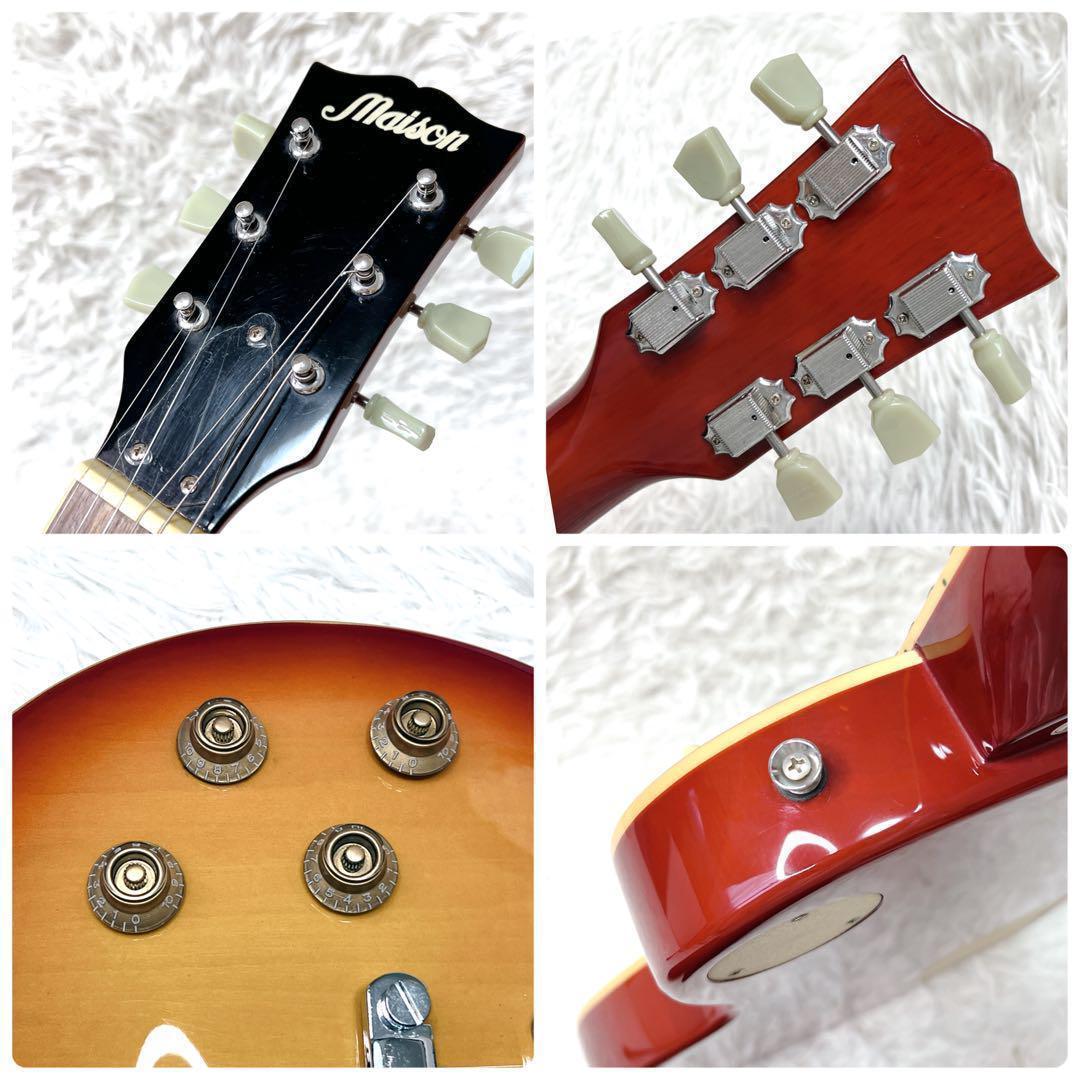 希少【美品】Maison レスポール レフティ 左利き チェリーサンバースト