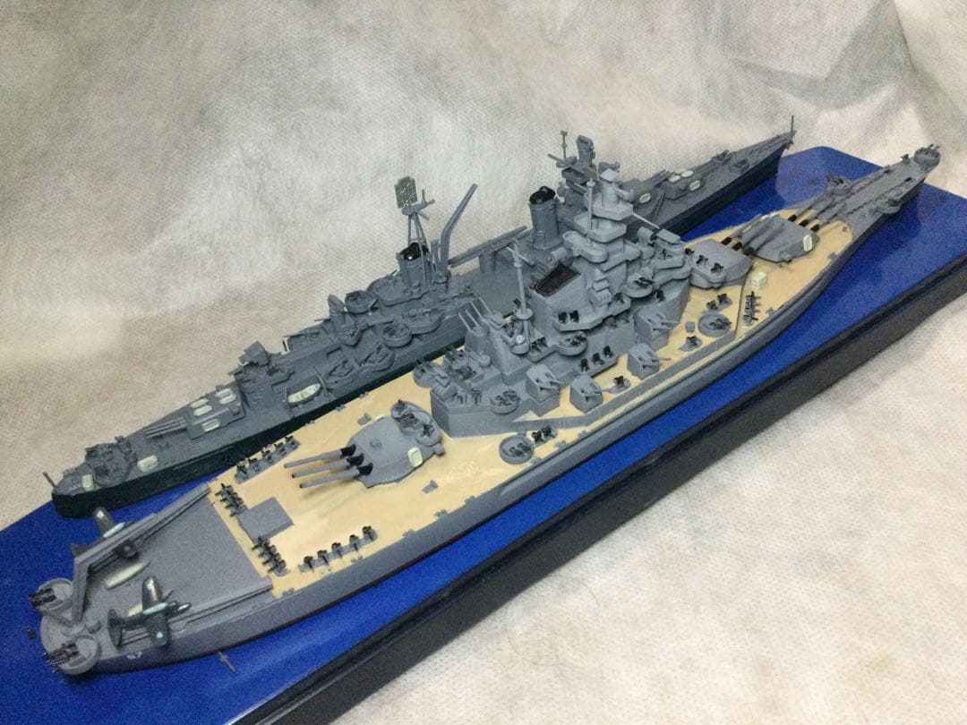 アメリカ海軍 戦艦サウスダコタ & 重巡洋艦インディアナポリス　1/700